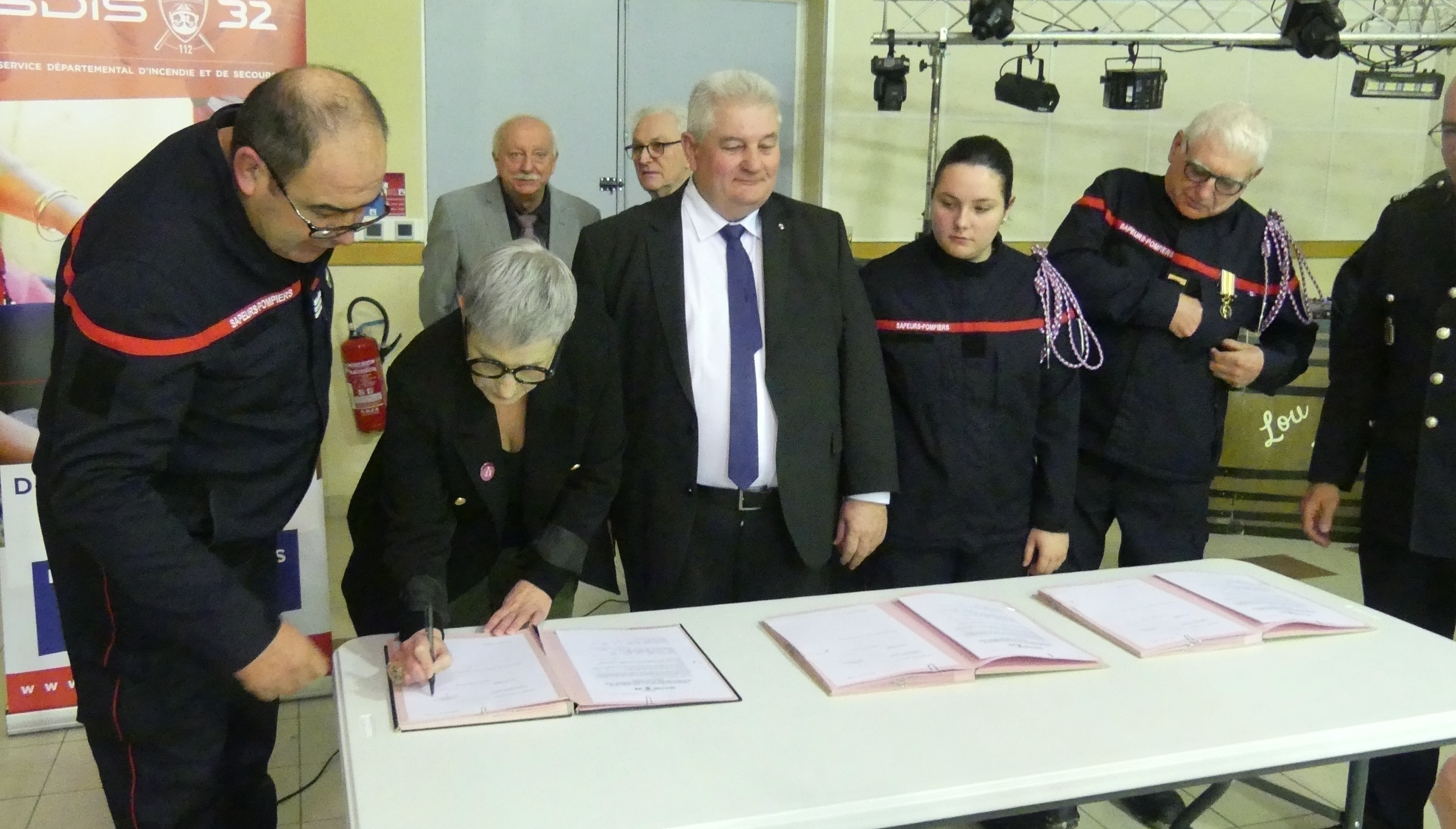 Signature des conventions