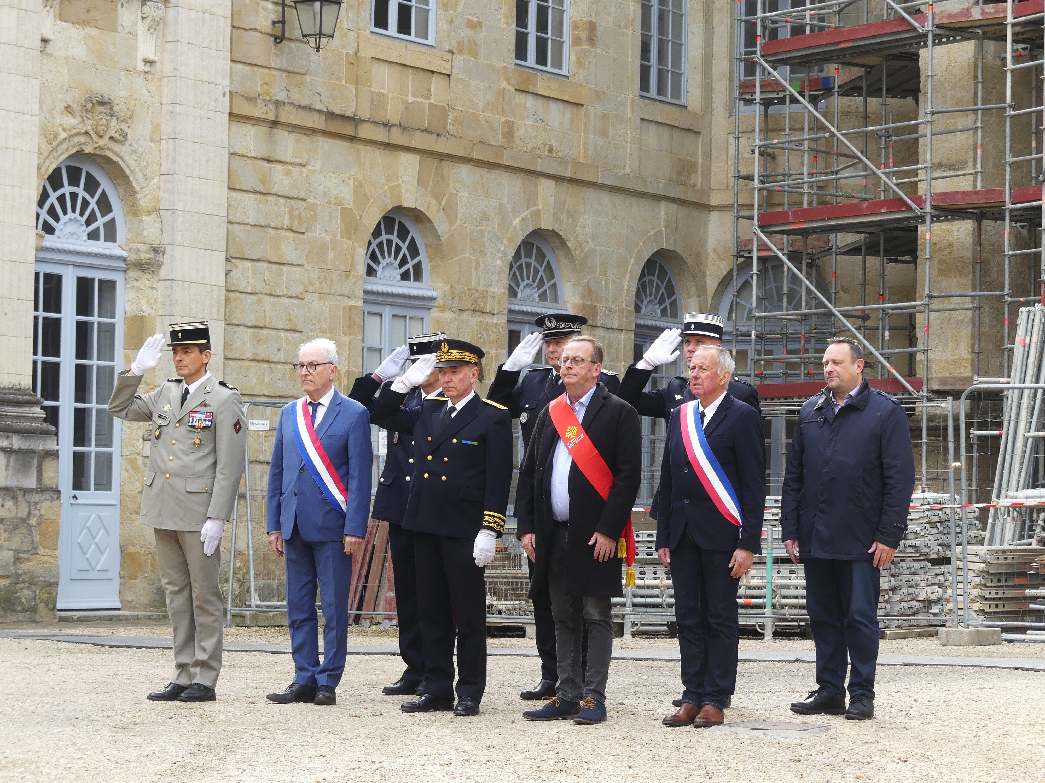 Les élus présents