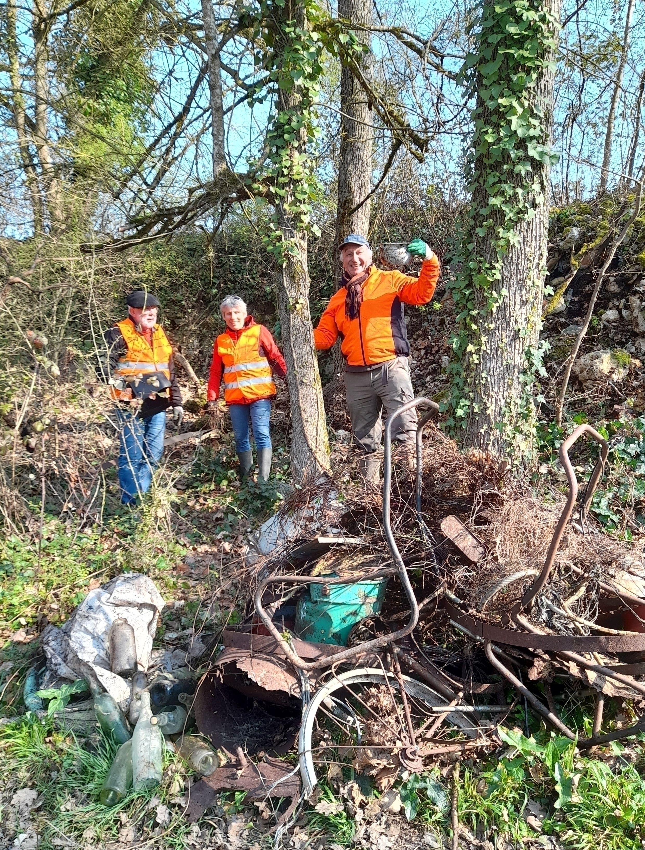 Trophée de chasse aux déchets