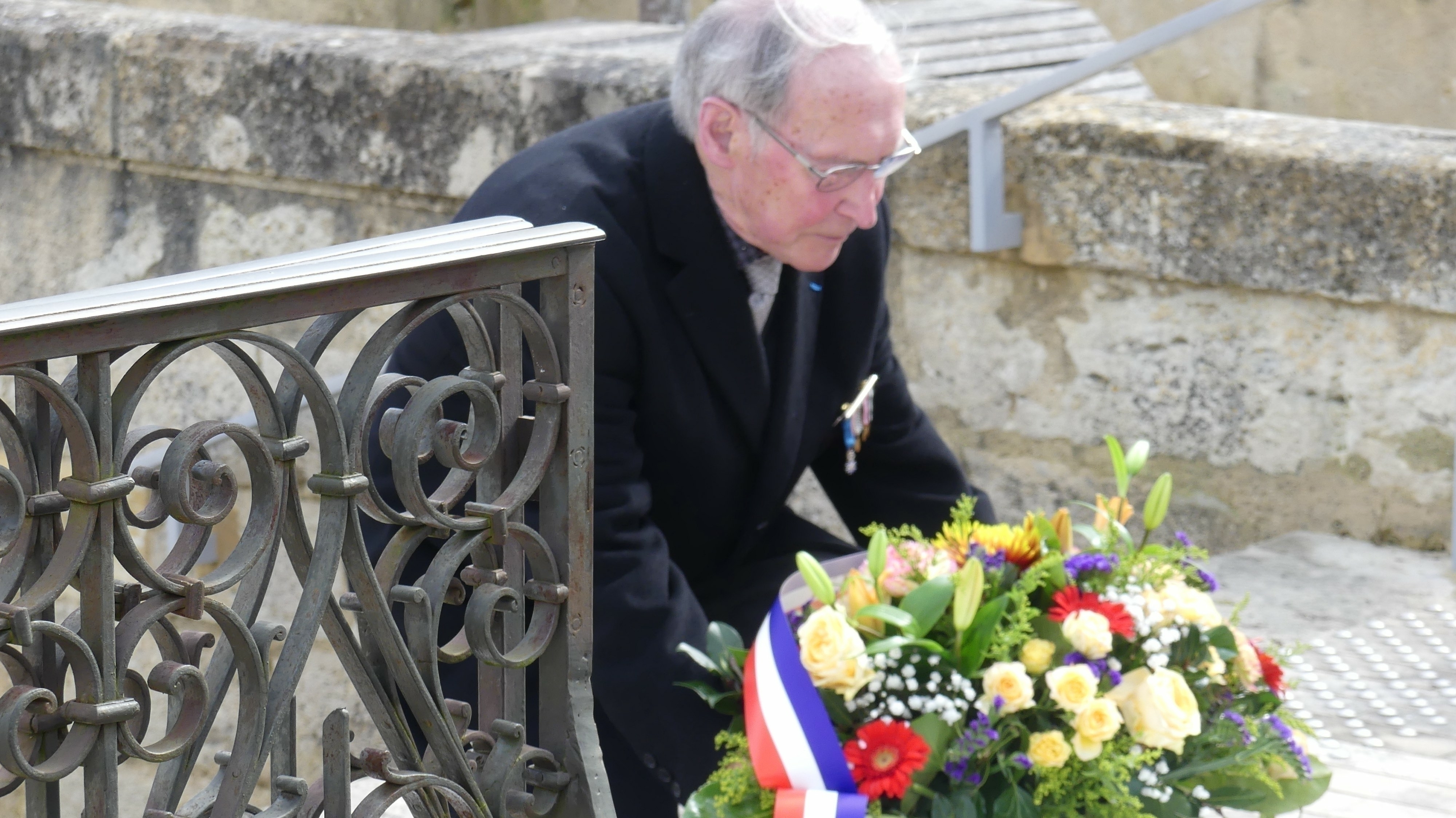 Président de la F.N.A.C.A, André Casabonne,
