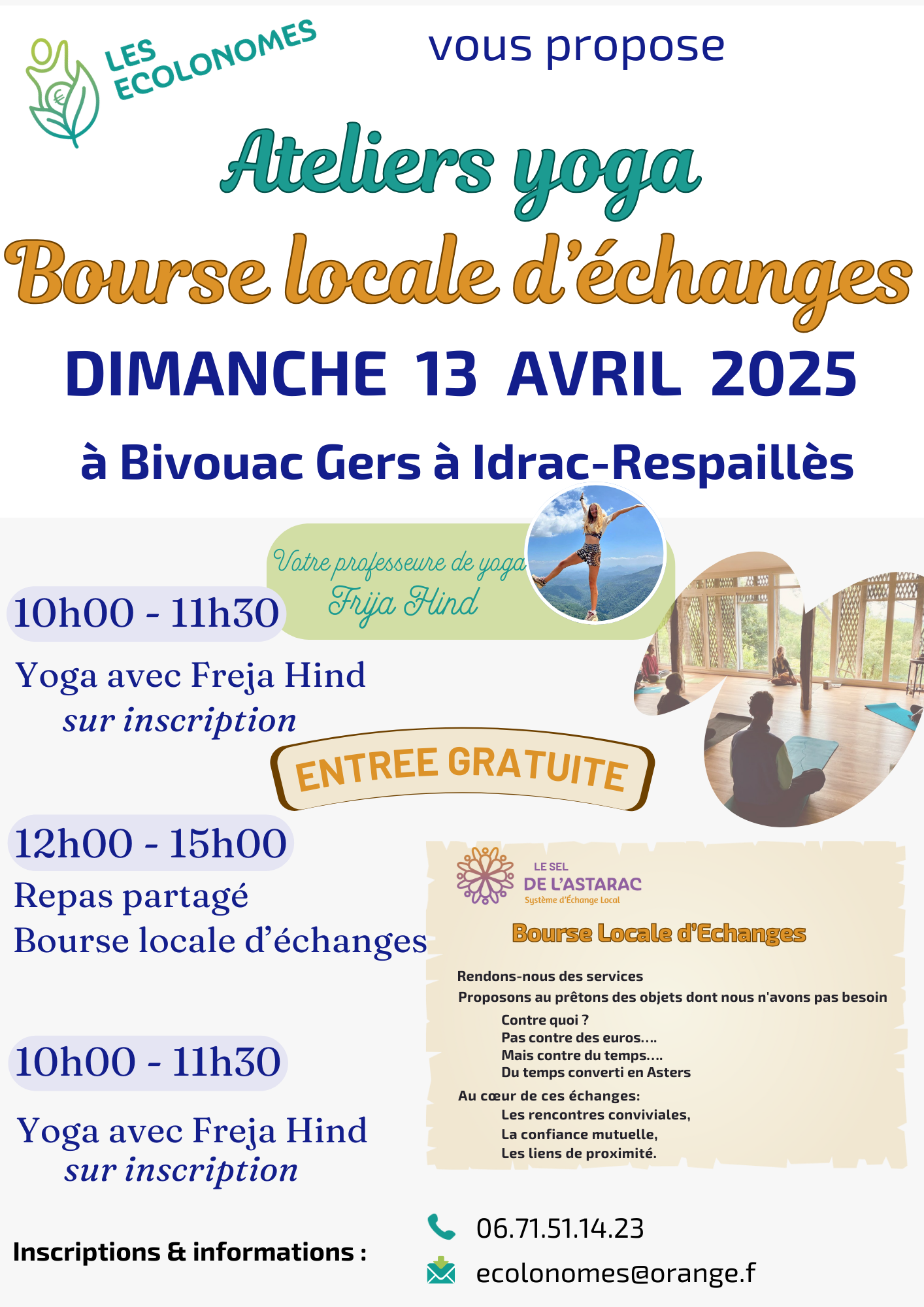 Affiche Journée Bien-Être et Échanges à Idrac-Respailles