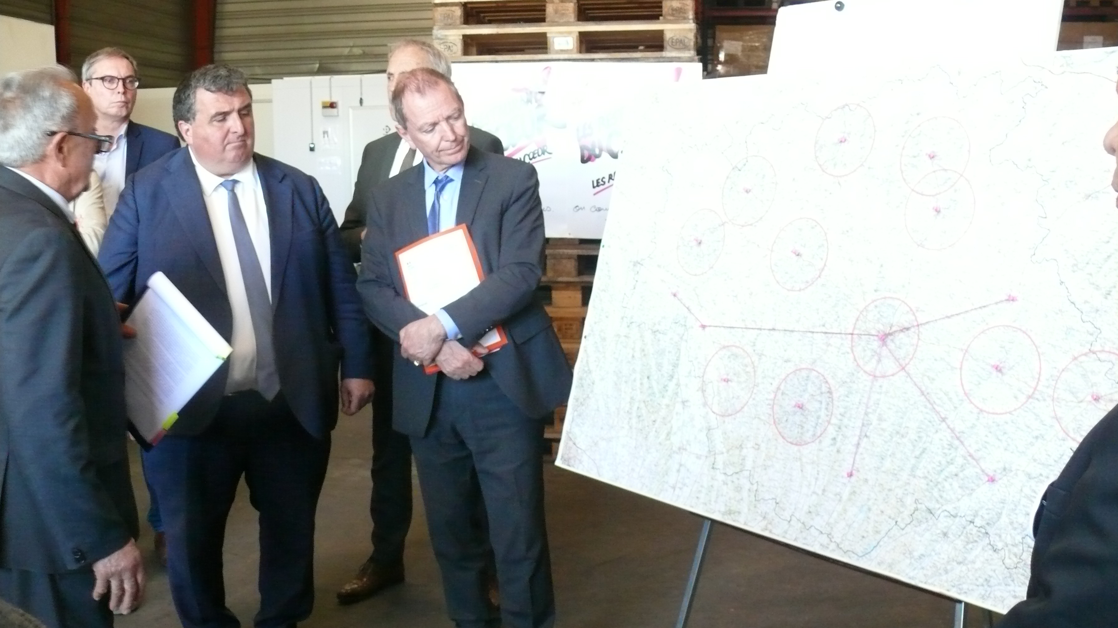 Hubert Dauga a détaillé les zones sans centre d'accueil.