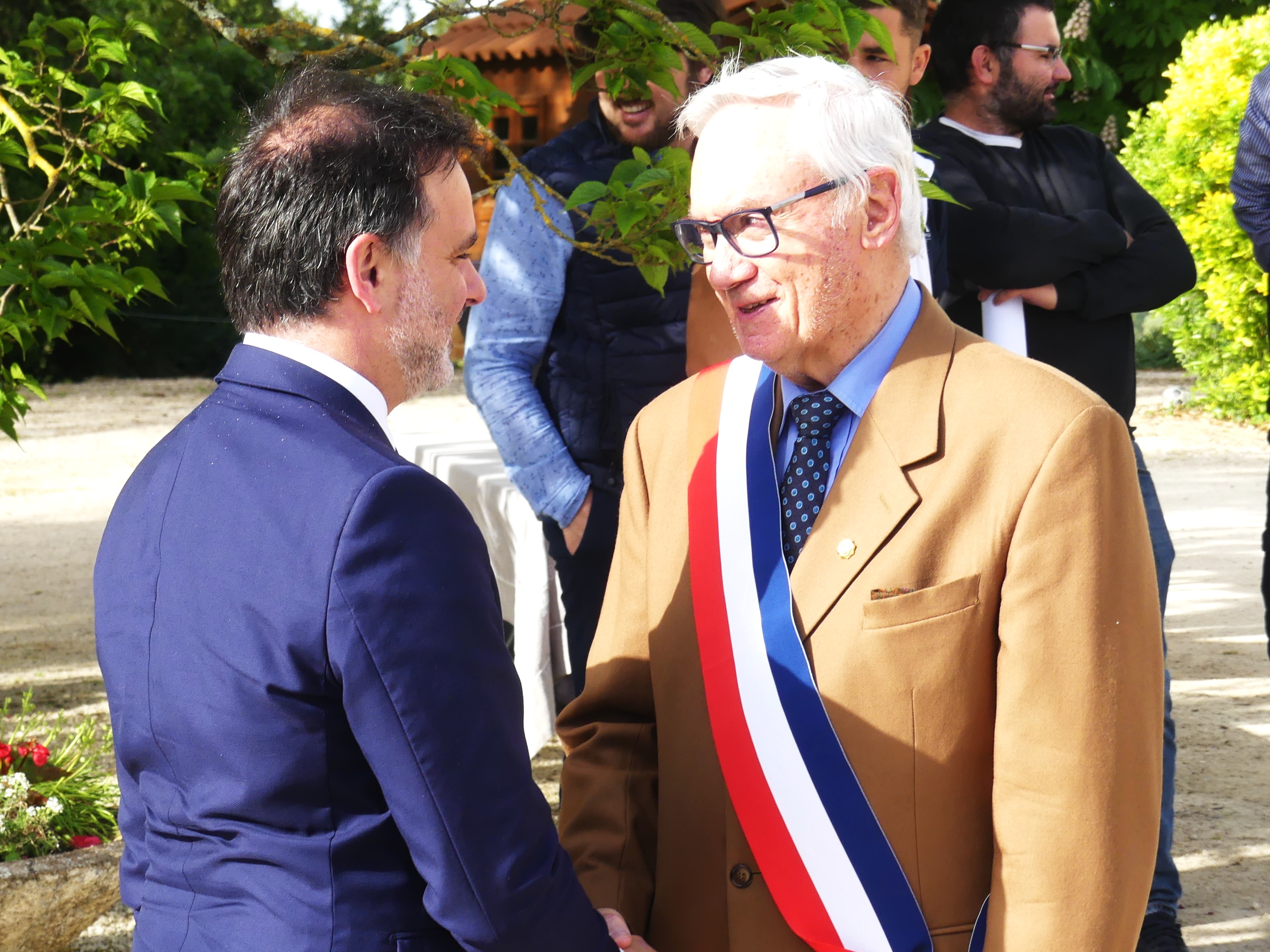 Accueilli par Claude Gatelet maire de Bassoues