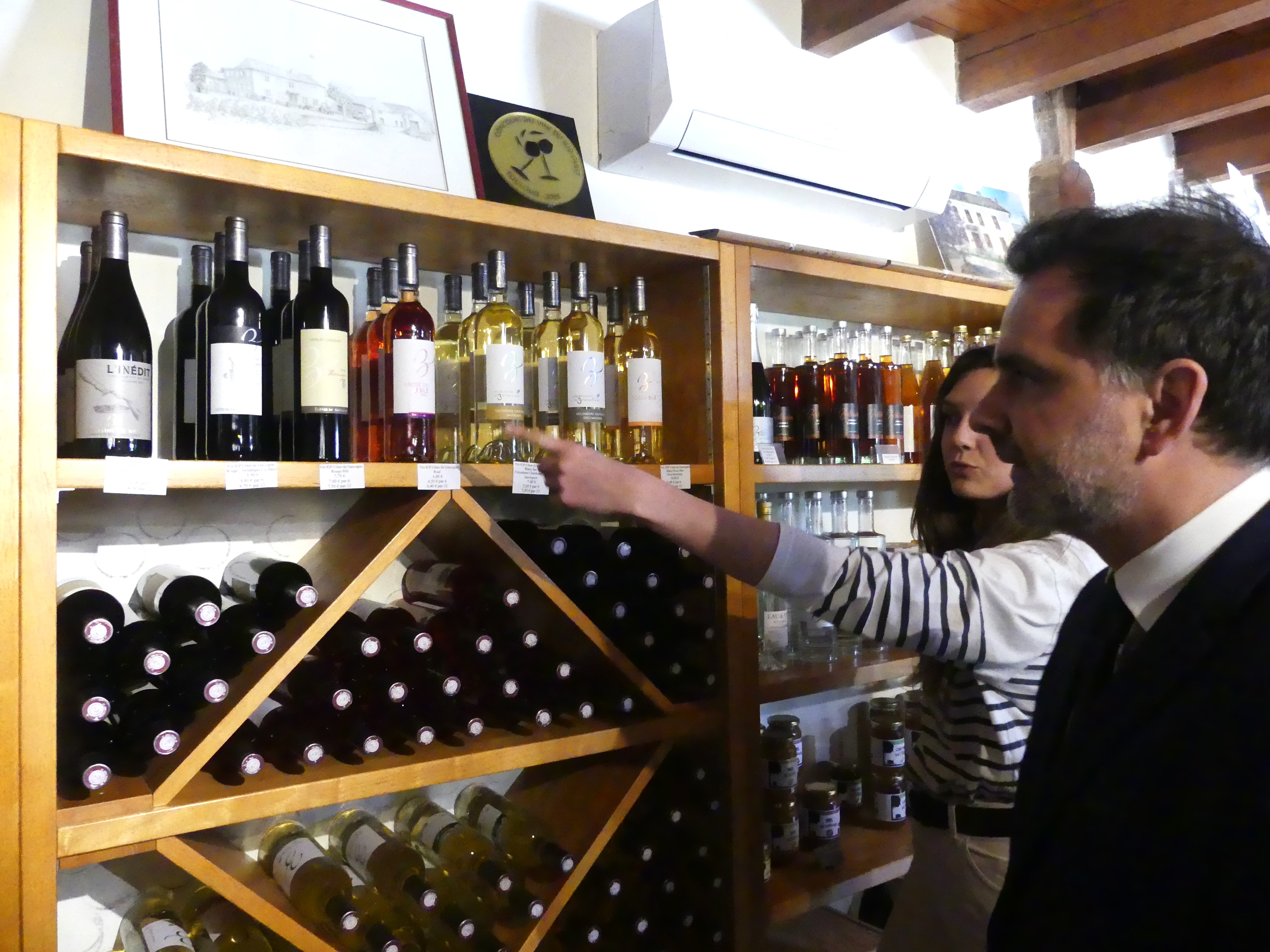 visite de la boutique