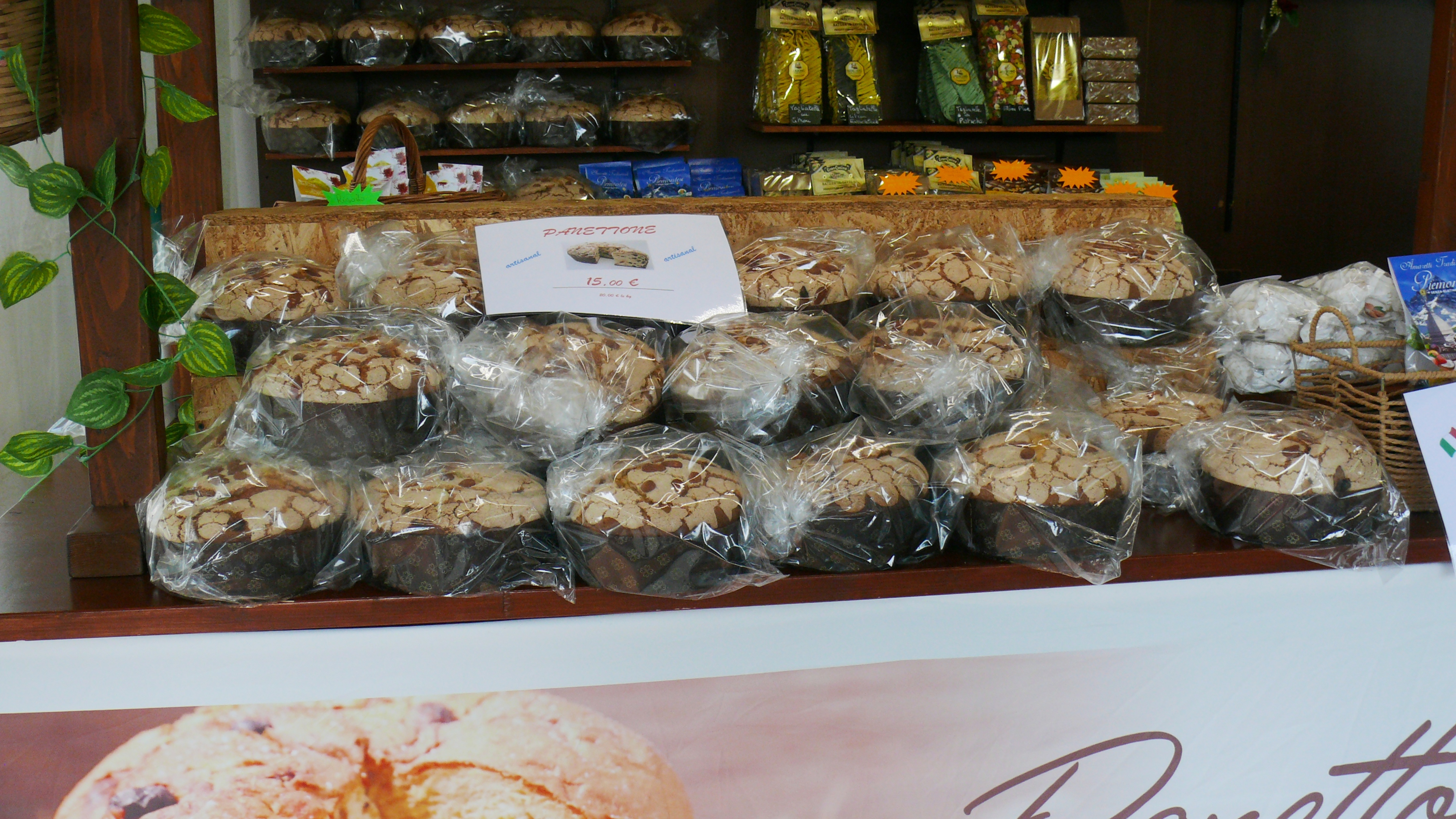 Les fameux Panettones.
