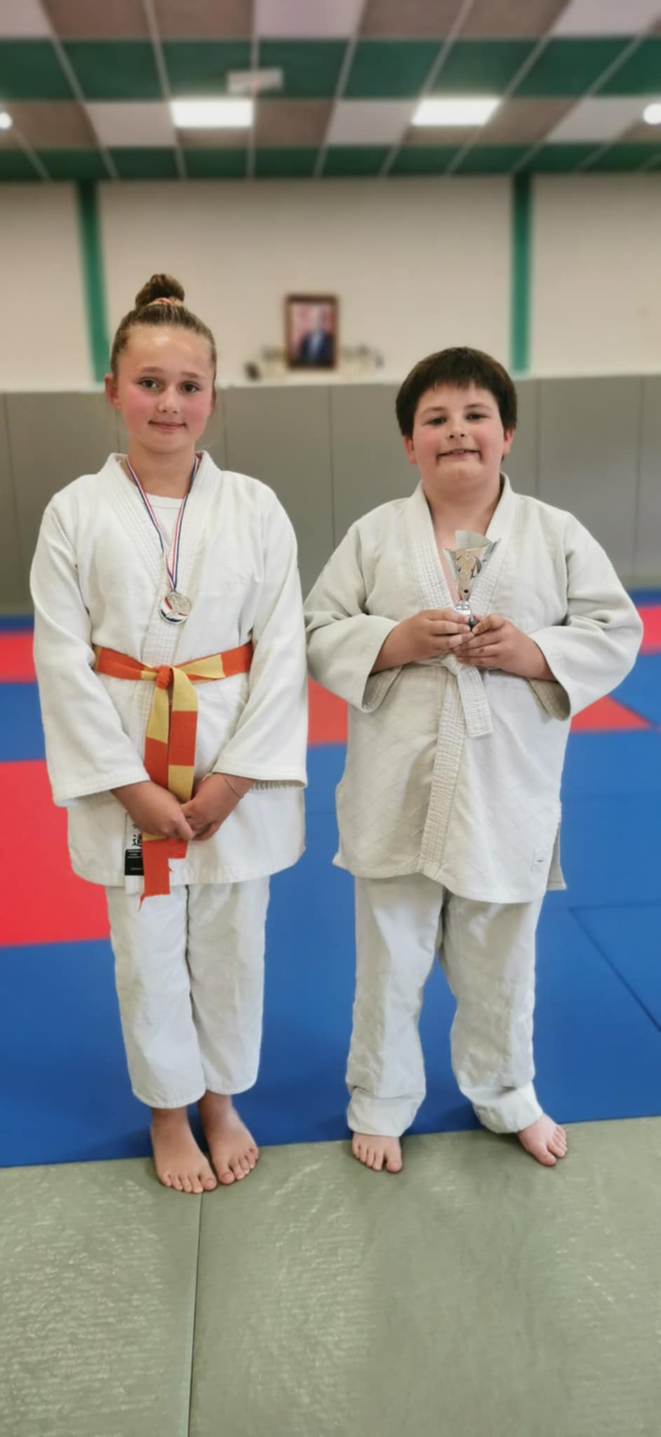 Isaline Dath et Léo Rondest.