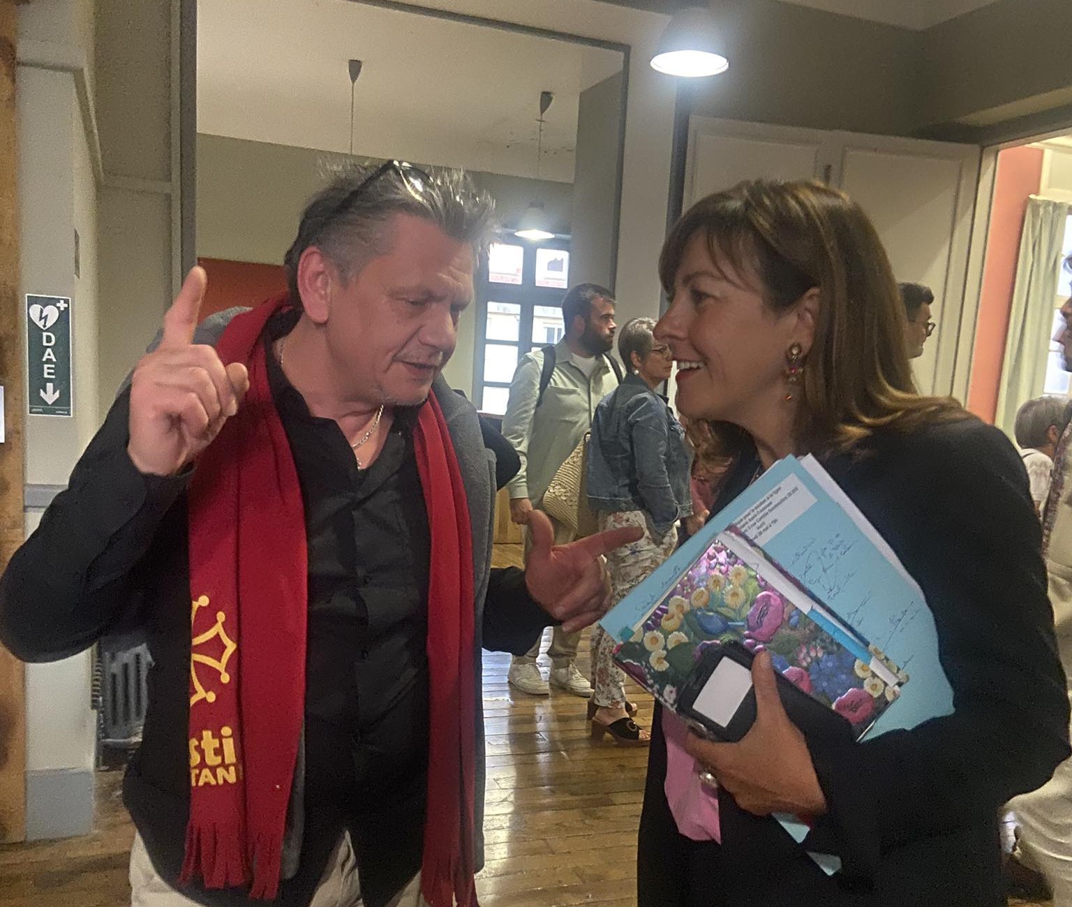 Jluc Davezac Bastir Occitanie / Carole Delga Présidente de la région Occitanie