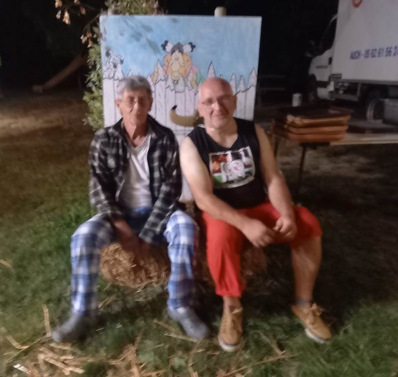 Alain et Philippe, fatigués mais contents