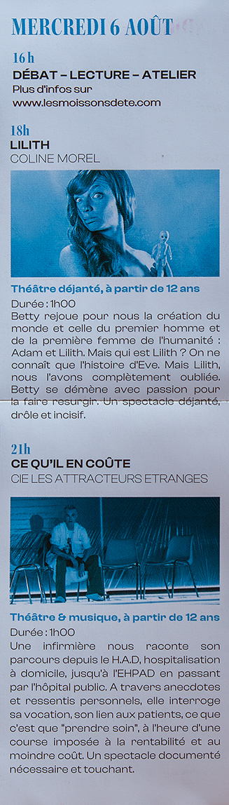 programme du mercredi