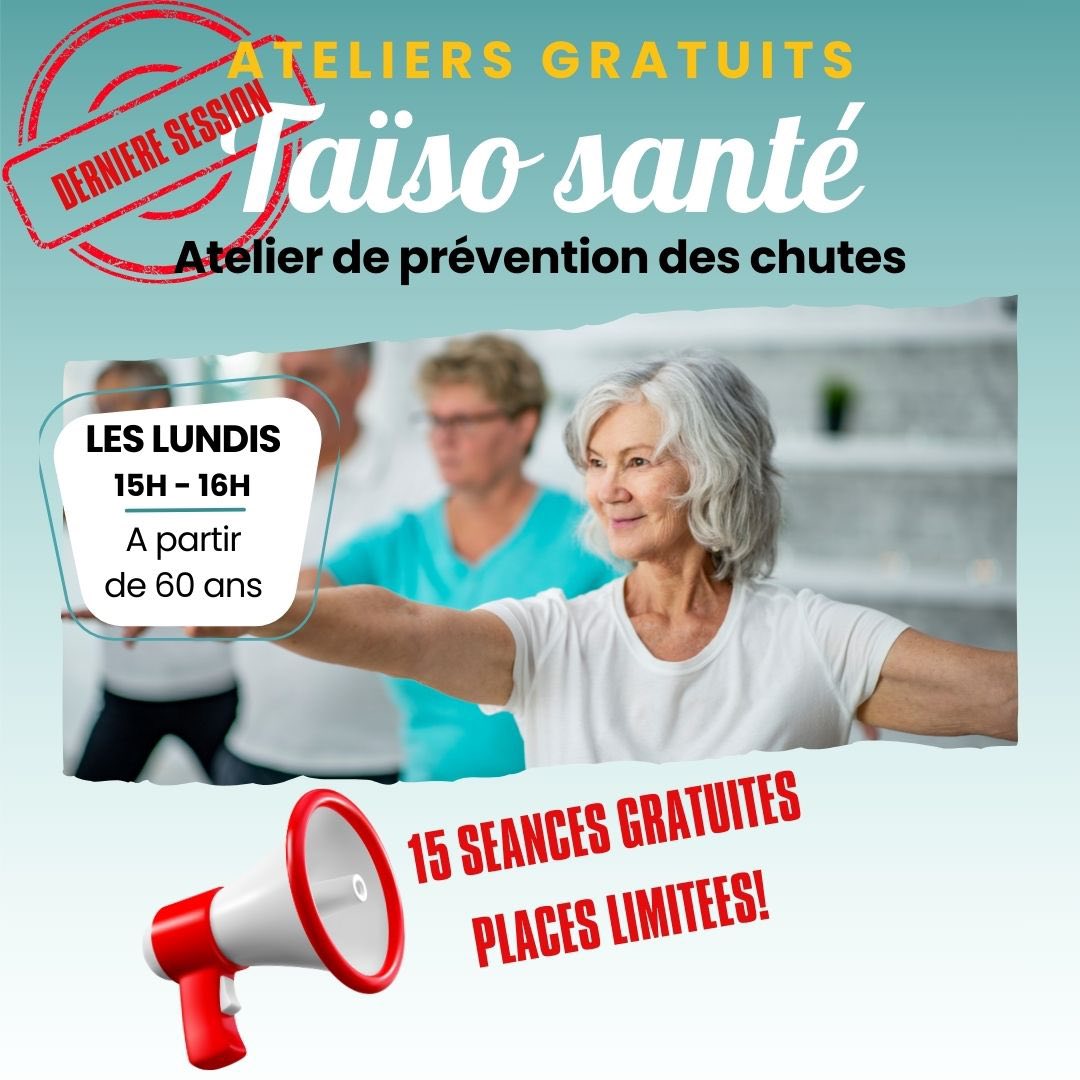 Participez à nos ateliers gratuits Taïso Santé 4