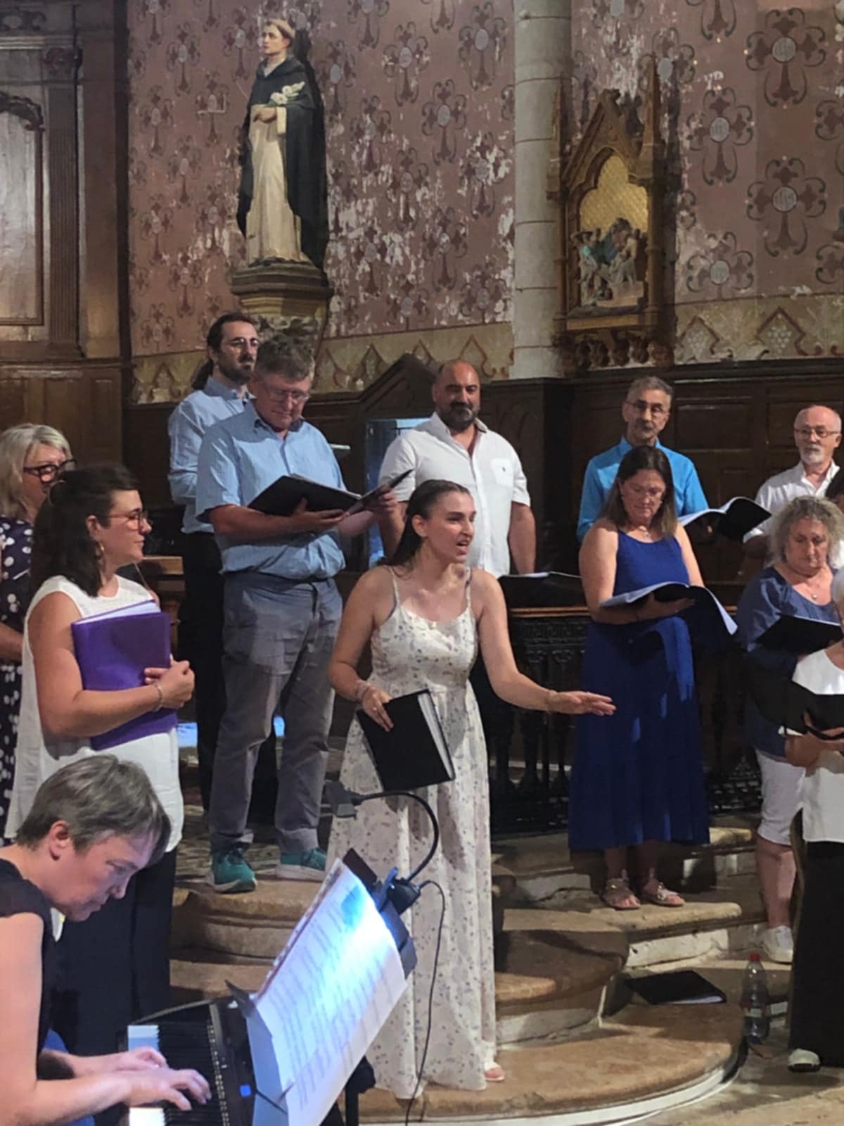 Deuxième édition du stage de chant à Sarrant