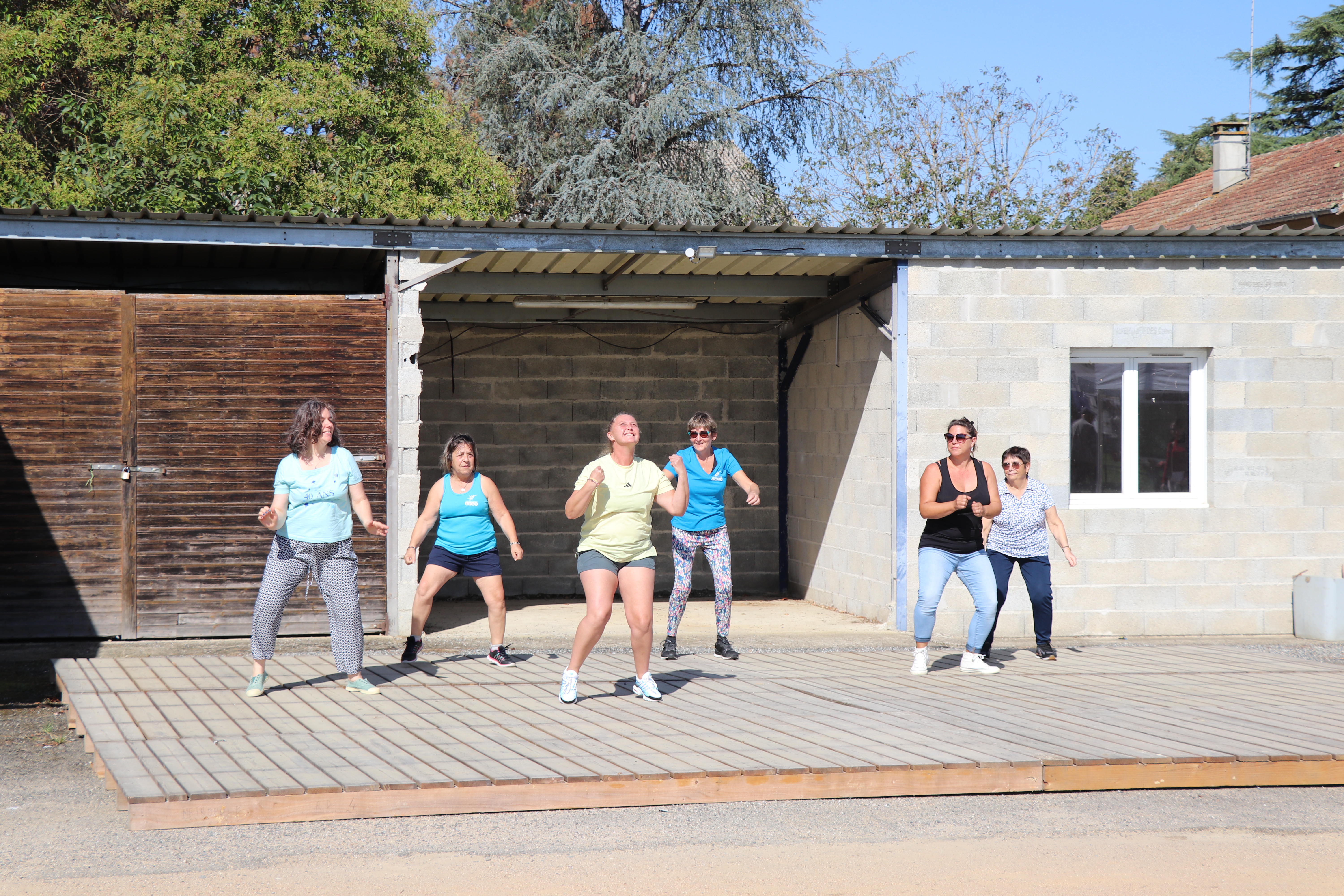 Démonstration de zumba