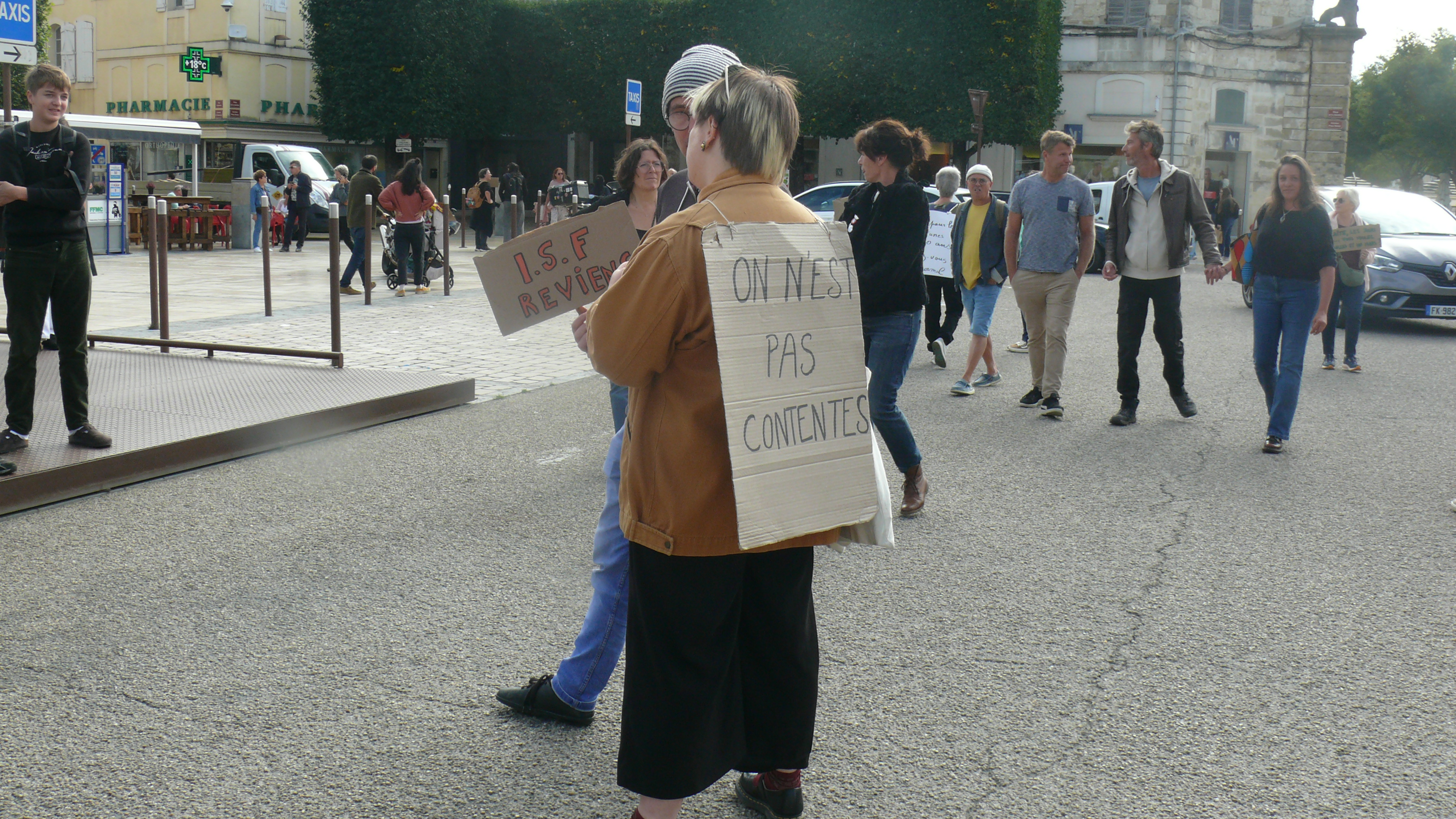 Des revendications affichées.