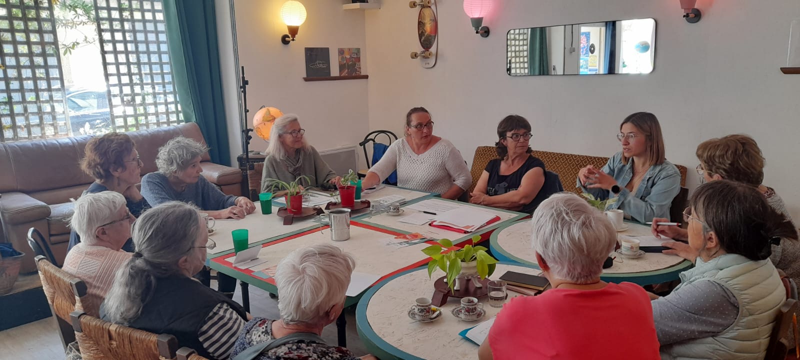 Café mémoire à Marciac.