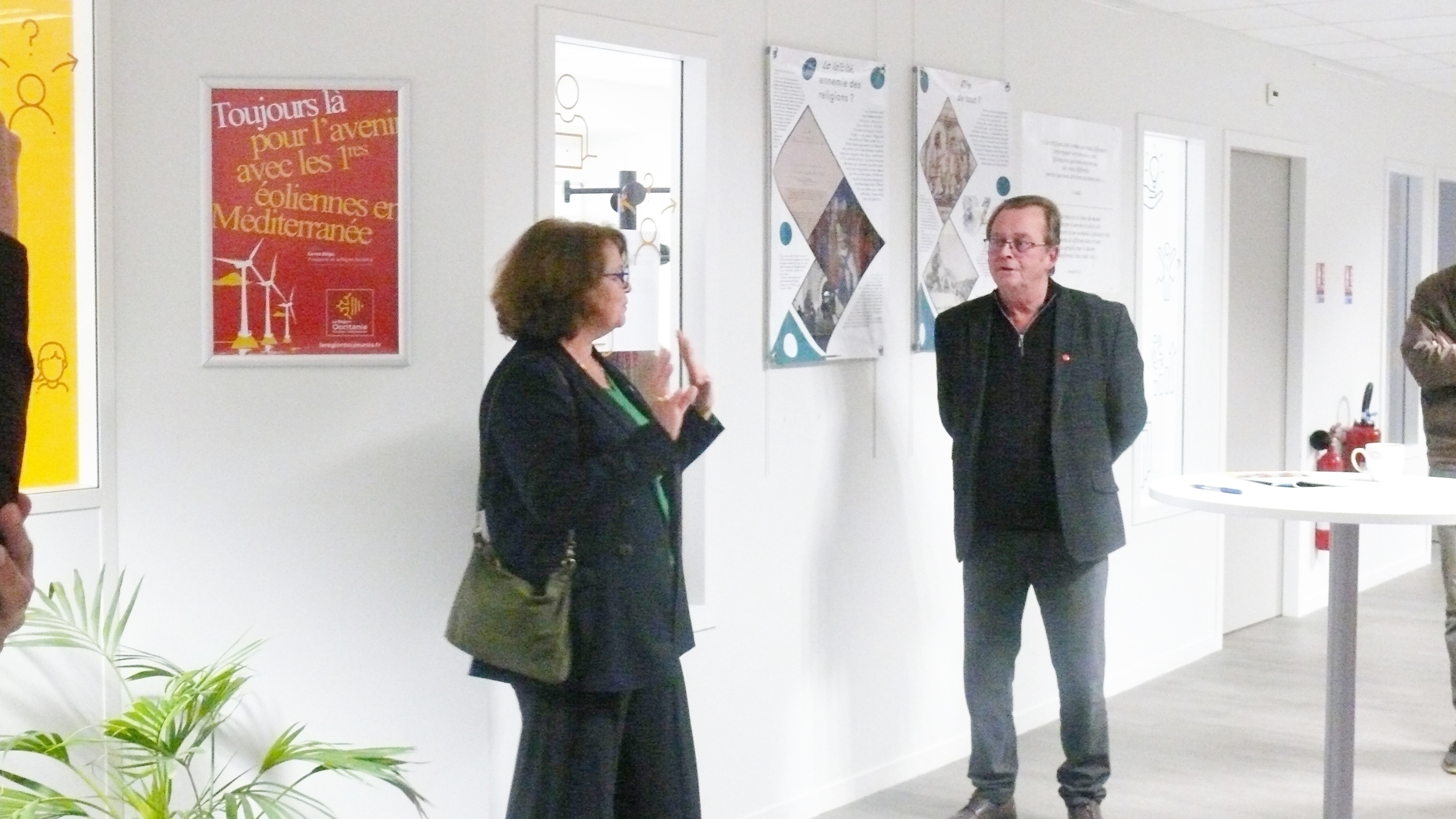 Chantal Dejean Dupebe et Eric Cadoré.
