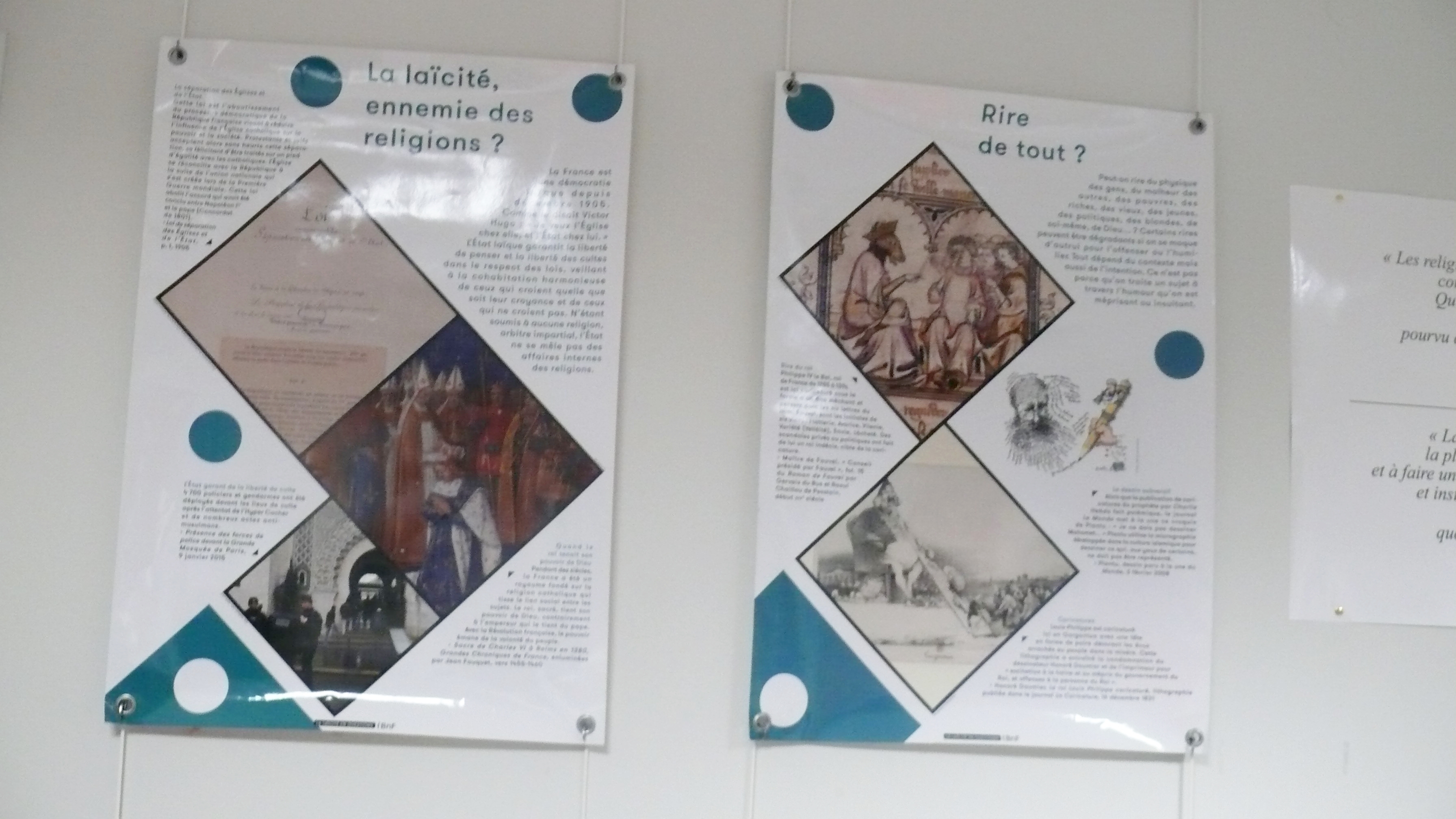 Expoistion "Un siècle de laïcité"