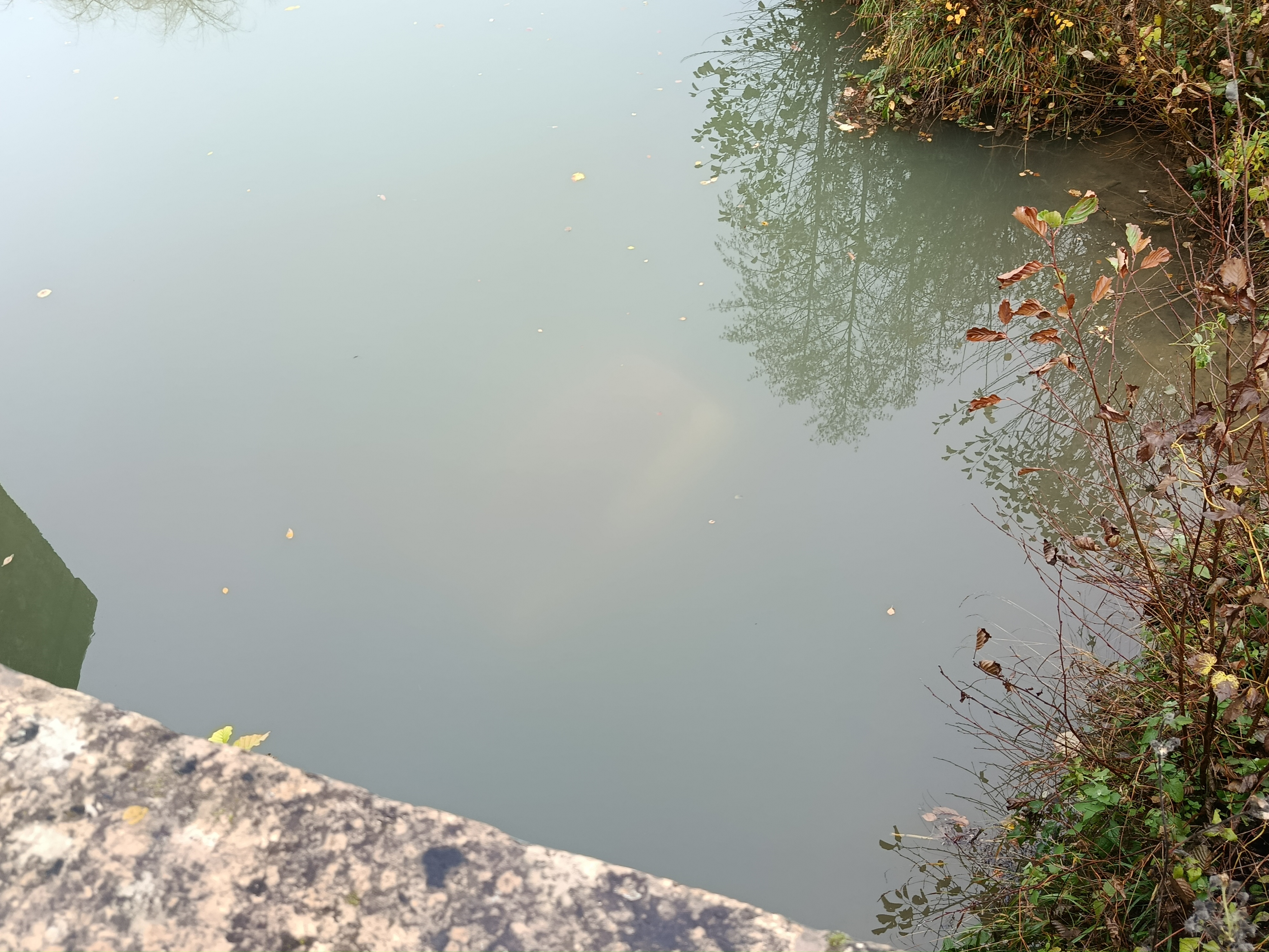 On devine la buse sous l'eau