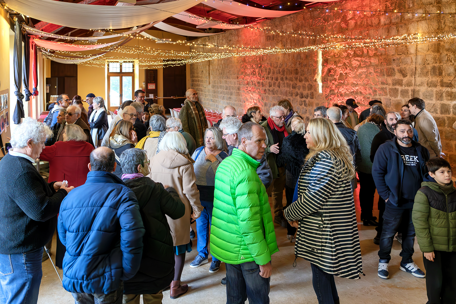 les bons vœux ont eu lieu dans la salle des mousquetaires