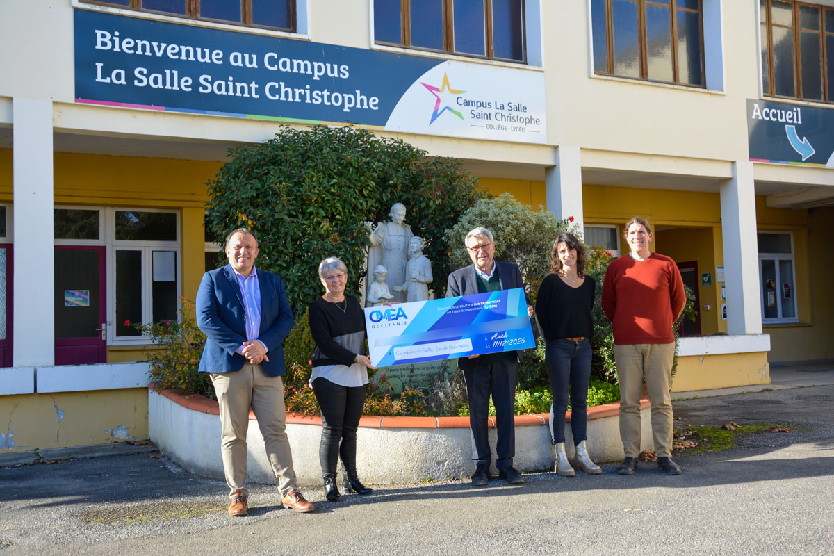 Remise du chèque