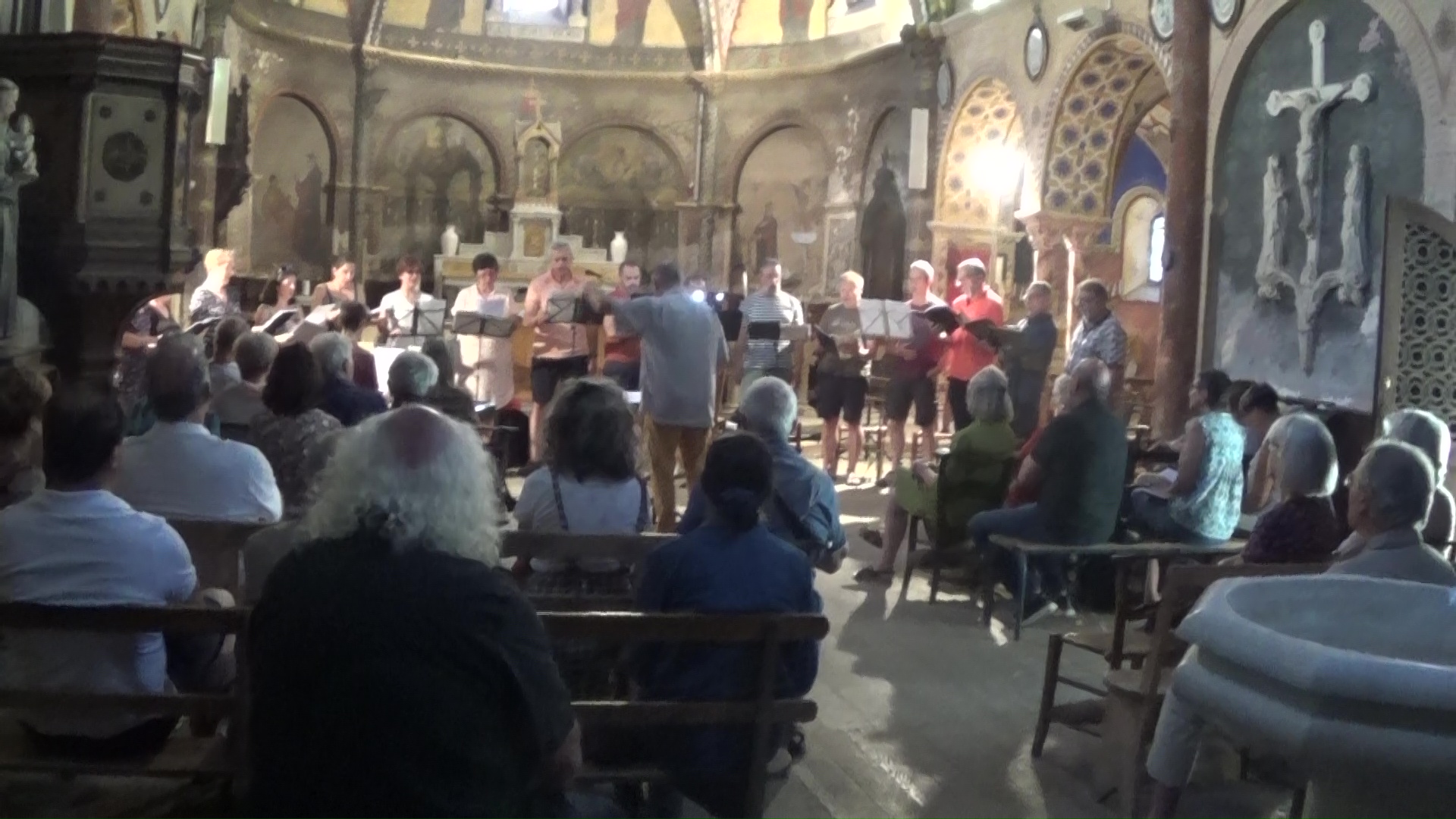 Lors du concert à Ponsan