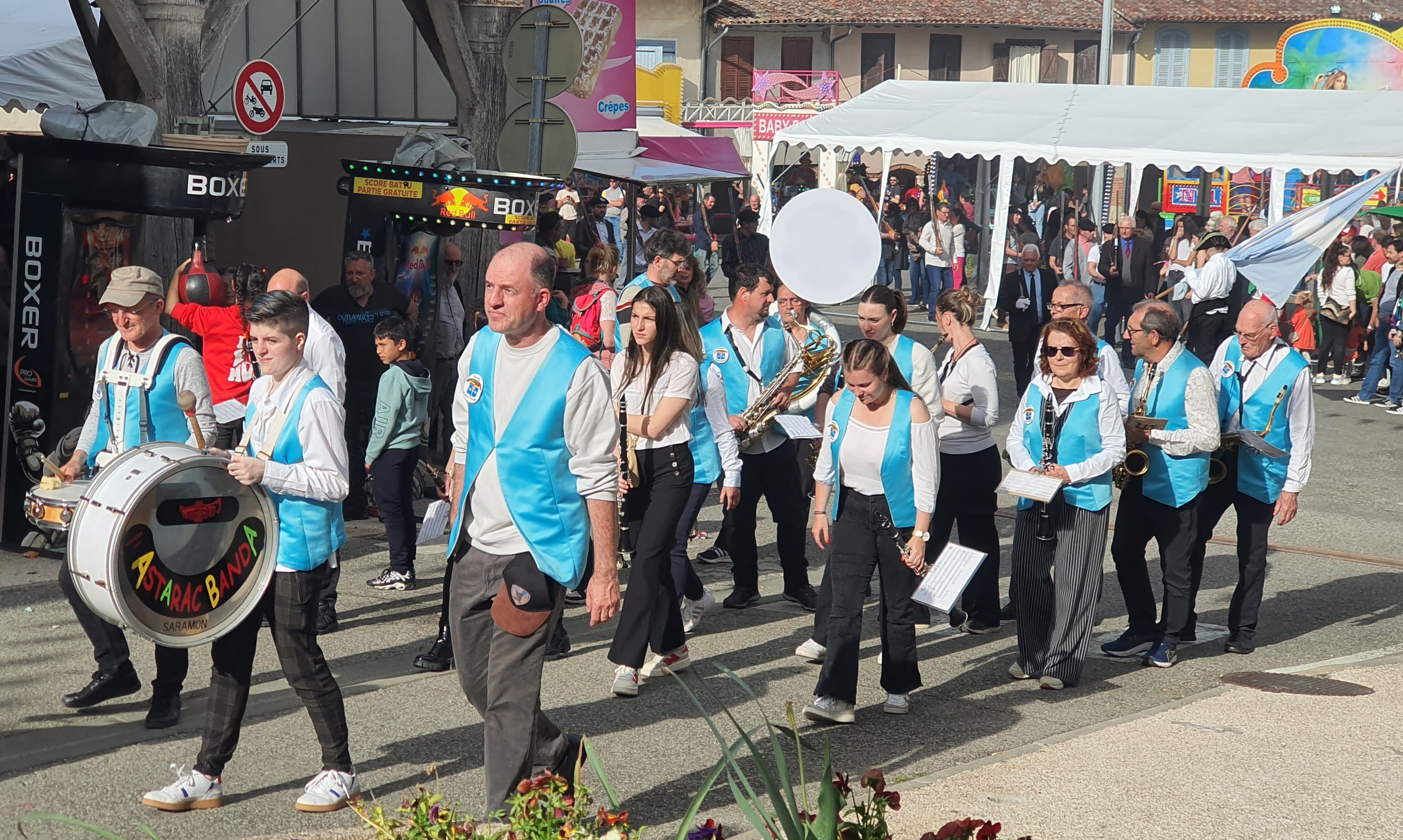Lors du défilé de la Saint Victor dans les rues