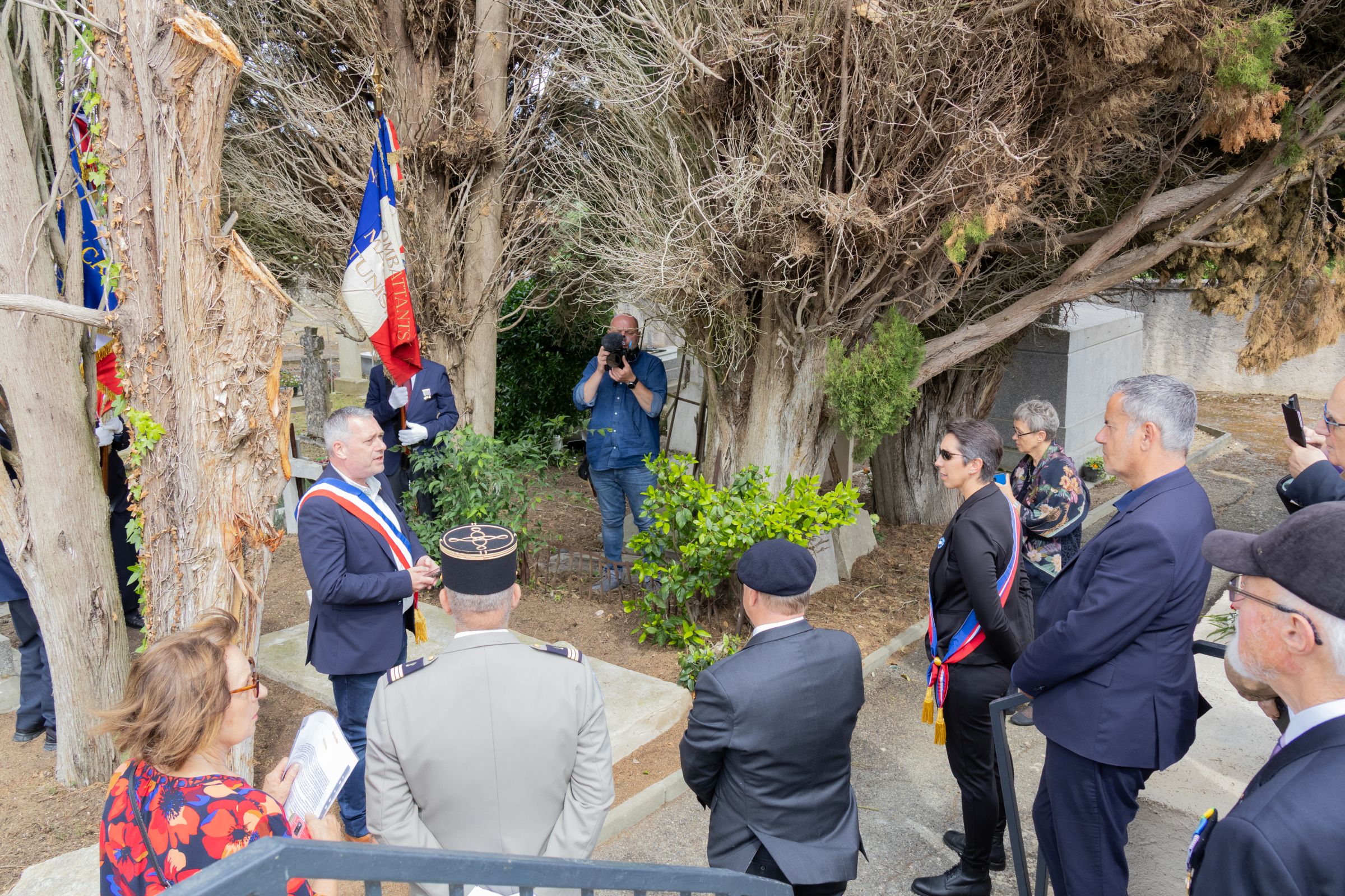 Le maire de duran, Ludovic Le Boulch lors de son discours.jpg