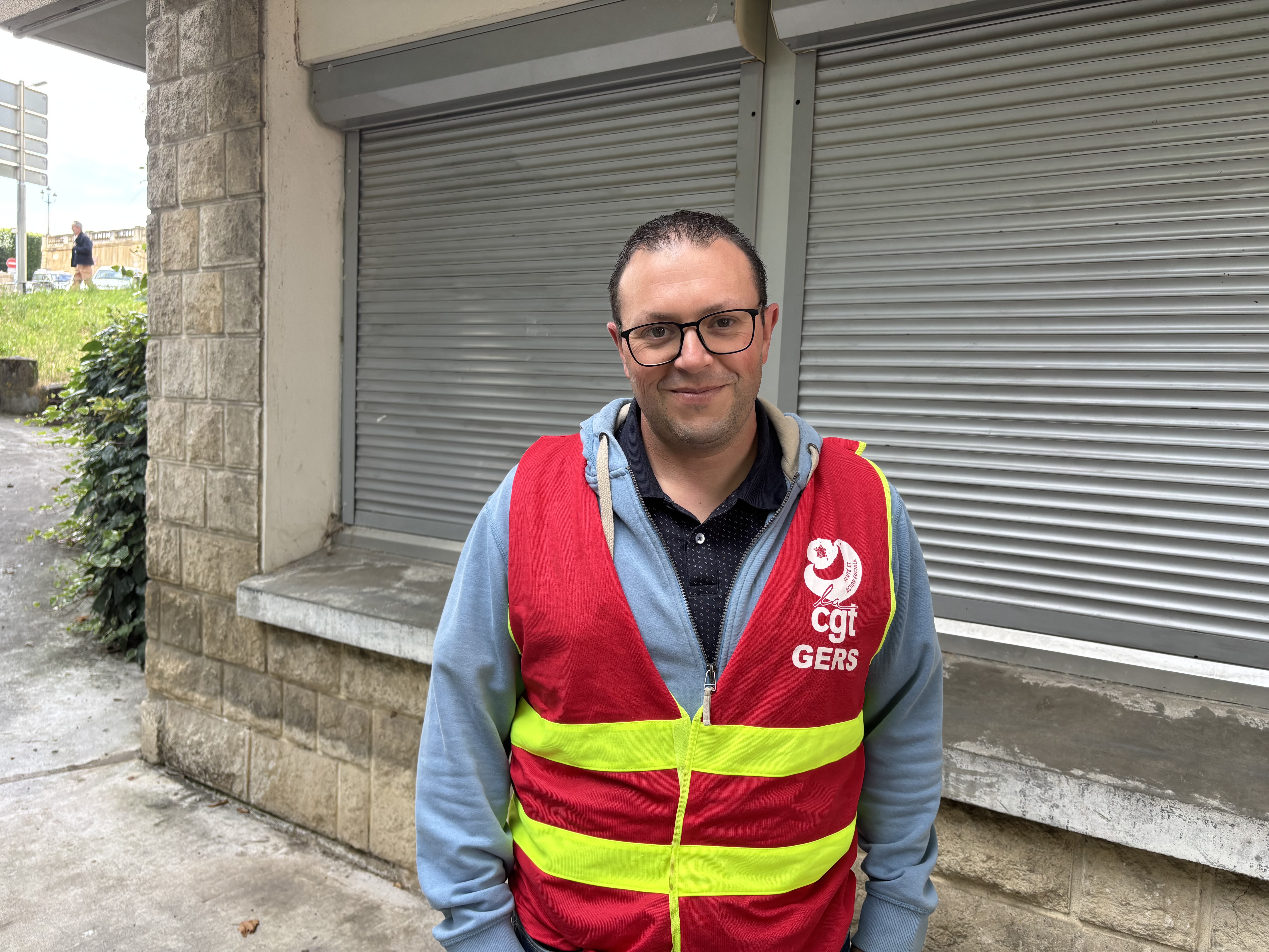 Benoit Daussat, secrétaire CGT santé action sociale du Gers
