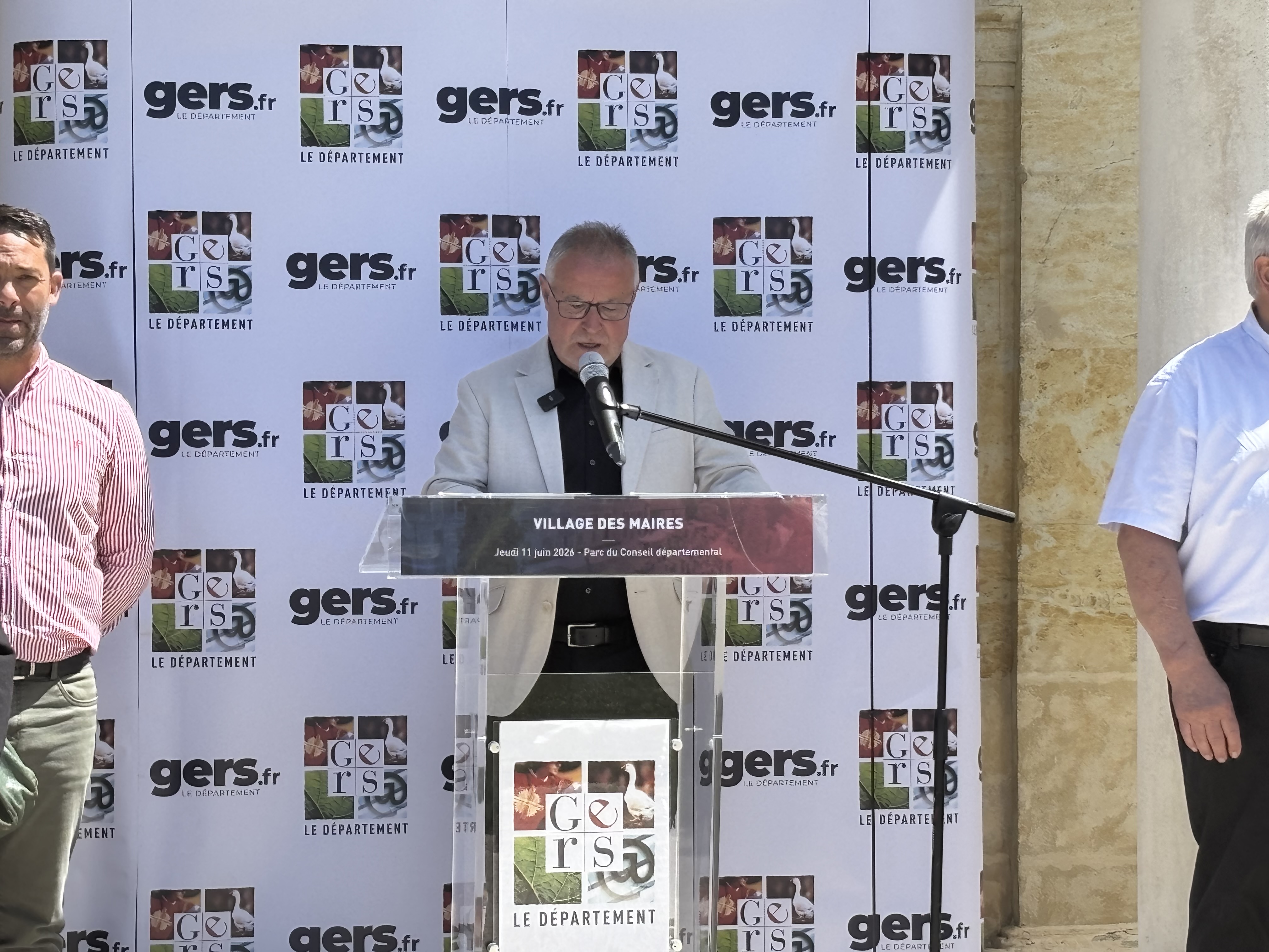 Le discours de Philippe Dupouy, président du conseil départemental
