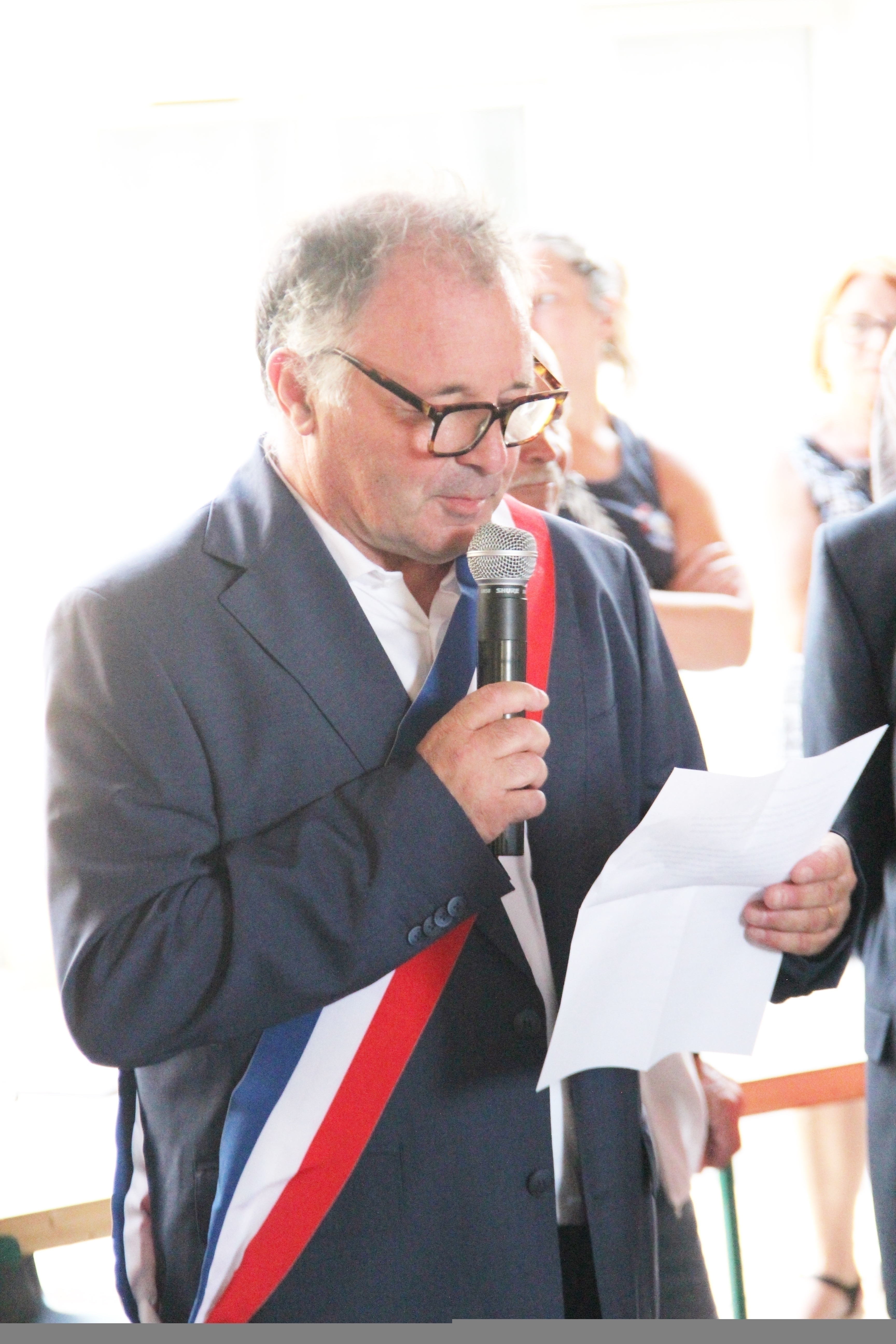 Le maire, Philippe Biaute, lors de son discours.