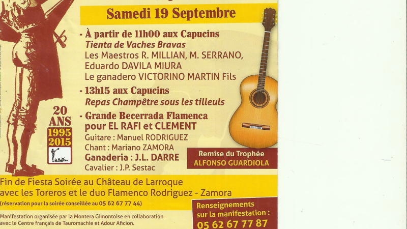 GIMONT- 9ème RENCONTRES MUSICALES ET TAURINES
