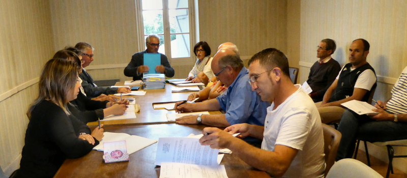 SEISSAN Le Conseil Municipal s'était délocalisé  à Artiguedieu-Garanné, commune rattachée 