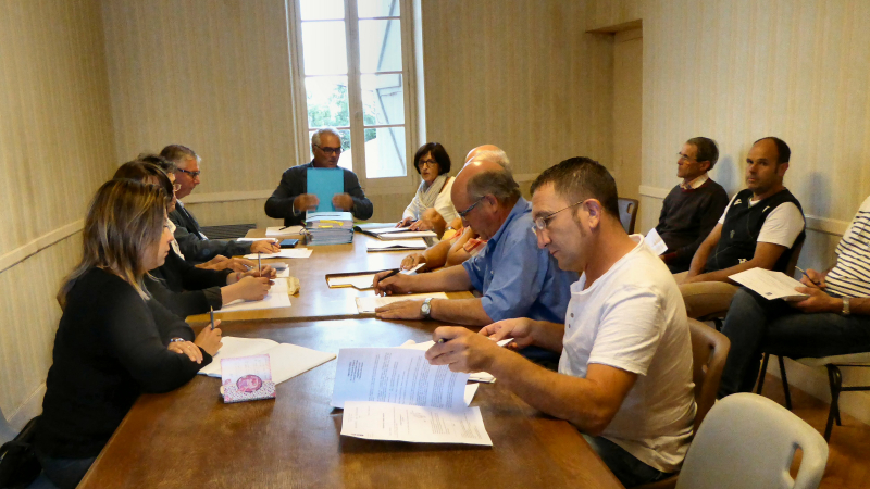 SEISSAN Le Conseil Municipal s'était délocalisé  à Artiguedieu-Garanné, commune rattachée 