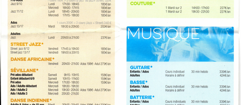 L'ISLE-JOURDAIN - ACTIVITES DE LA MJC -