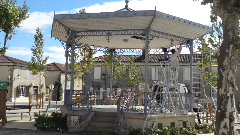 Inauguration de la place Carnot après de gros travaux 