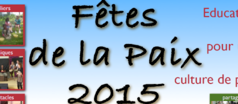 MONTEGUT ARROS Fête de la paix 2015 le samedi 3 octobre à partir de 9 heures