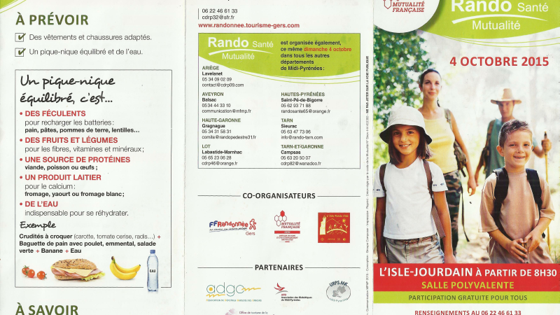 L'ISLE-JOURDAIN - RANDONNEE SANTE -