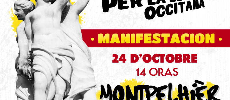 Manifestation pour l'occitan le 24 octobre à Montpellier