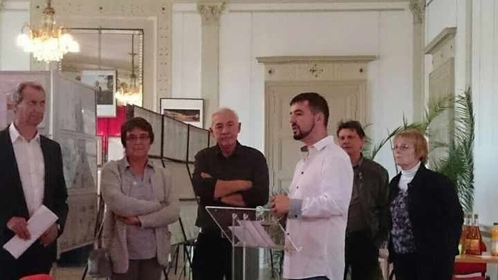 Mr Boudaud ouvre la fête du timbre