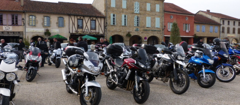 Des motards généreux