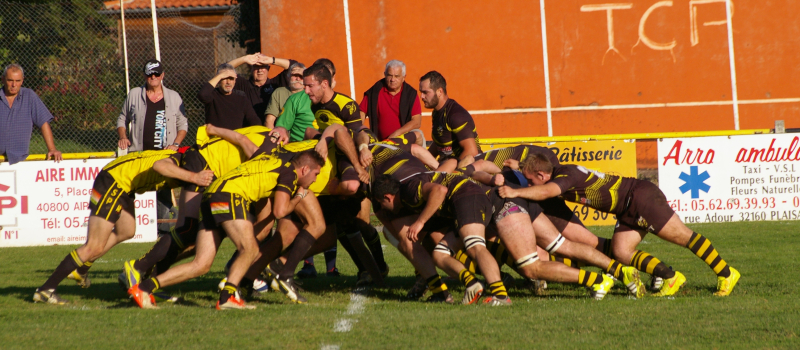 Rugby avec l' U S Plaisance