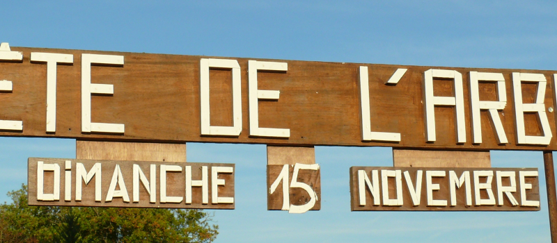 DURAN Dimanche 15 novembre onzième édition de la fête de l'arbre