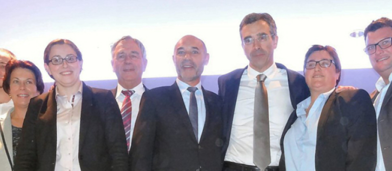 Candidat à la Présidence de la région Languedoc-Roussillon,Dominique Reynié est venu présenter son programme à ses militants et sympathisants 