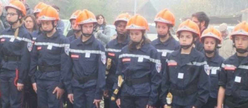 VALENCE SUR BAÏSE Les Jeunes sapeurs pompiers volontaires ont participé à la cérémonie du 11 novembre