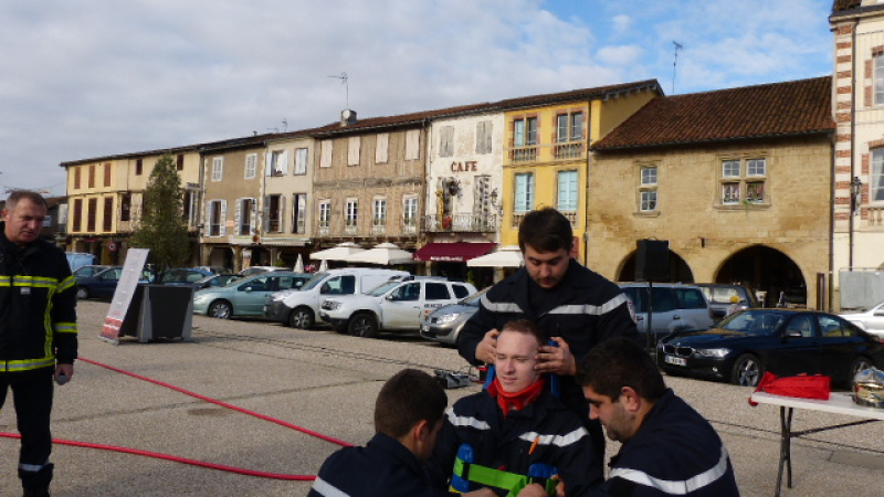 Marciac Journée portes ouvertes au centre de secours