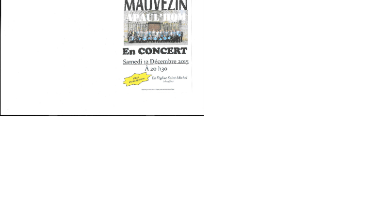 MAUVEZIN - CONCERT 