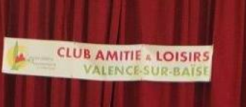 VALENCE SUR BAÏSE Les adhérents du club Amitiés et loisirs se retrouvent à table