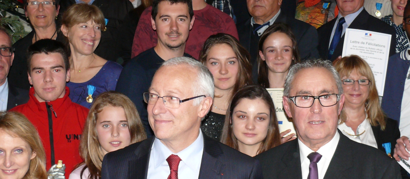 GERS Cérémonie de la remise des médailles de la Jeunesse et Sports et de l'engagement associatif 