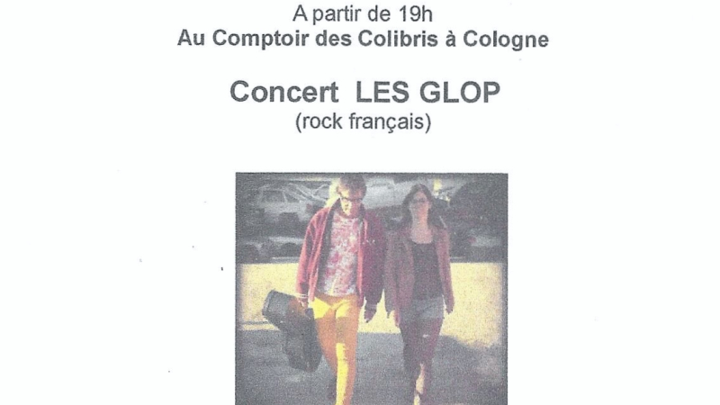 COLOGNE - Concert Rock au Comptoir des Colibris ce soir....lieu culturel, solidaire et d'insertion !!!!!