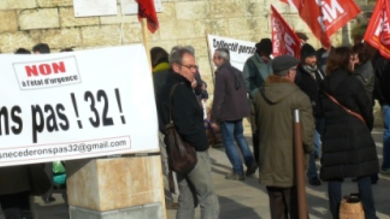 AUCH Le collectif "Nous ne céderons pas 32" a manifesté ce samedi matin