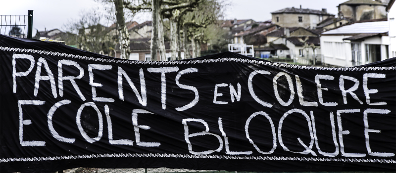 L'école d'Aignan bloquée par les parents et les élus